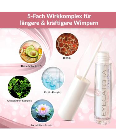 Sensitive Eyelash Serum - Hormone-Free Vegan Formula with Biotin & Peptides for Fast Strong Growth | Dermatologically Tested 3 ml - Buy Online on GoSupps.com