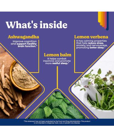 BRIGHTFULL Natural Sleep Aid with Melatonin Ashwagandha Lemon Balm & L-Theanine Cherry 32 Chewable Tablets + BlackBerry 32 Chewable Tablets - Buy Online on GoSupps.com