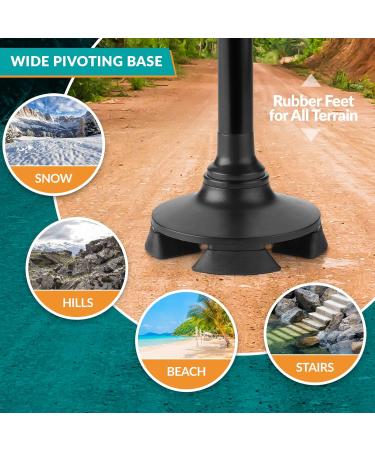 MEDca Folding Cane with Led Light for Men and Women - 37 Inches - Buy Online on GoSupps.com