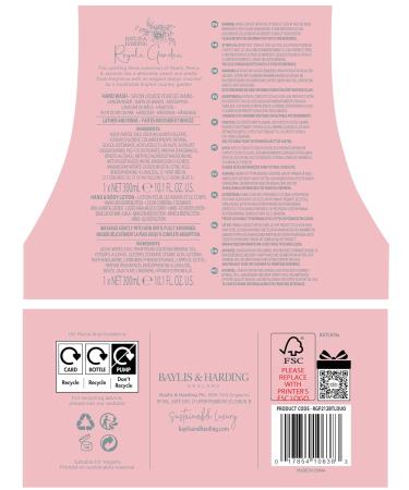 Baylis & Harding Royale Garden Peach Peony & Jasmine Luxury Hand Care Gift Set | International Shipping Available - Buy Online on GoSupps.com