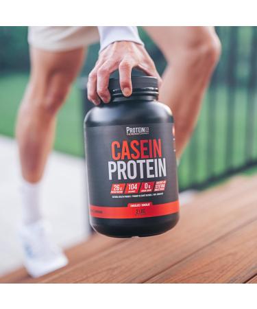 ProteinCo | 100% Casein Protein Micellar | Stevia & Natural flavour | 2 Lbs | Chocolate Flavour - Buy Online on GoSupps.com