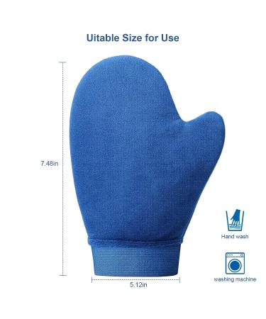 CeleCily Self Tanning Mitt Applicator - Soft Blue Self Tanner Glove for Flawless Sunless Tan - Buy Online on GoSupps.com