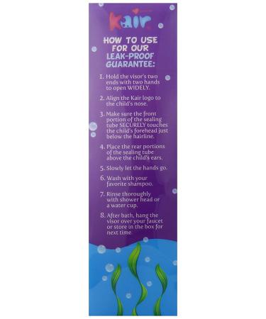 Kair Air Cushioned Bath Visor - Purple | Comfortable Bathing Accessory - Buy Online on GoSupps.com
