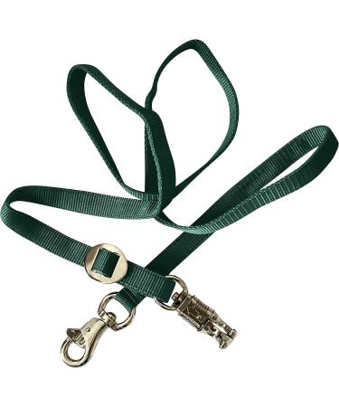 Majestic Ally Double Thick 36" to 72" Trailer Tie for Horse Haulage Cross tie with Adjustable Buckle Panic Snap and Bull Snap 1" Wide by 36" to 72" Long (Hunter Green) - Buy Online on GoSupps.com