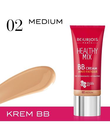 Bourjois Healthy Mix BB Cream 02 Medium 30ml - 1.5 Fl Oz | Single Pack - Buy Online on GoSupps.com