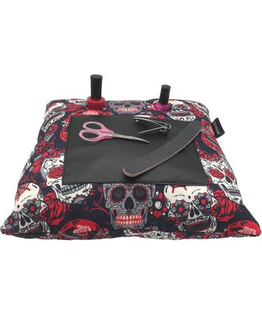 coz-e-nailbar Manicure Cushion Skulls & Roses Nail Varnish Pillow Nail Arm Rest - Buy Online on GoSupps.com