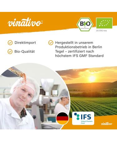 Buy Vinativo Organic Turmeric Powder 500g Raw Food Quality Natural Curcumin Ground Turmeric for Optimal Health - Buy Online on GoSupps.com