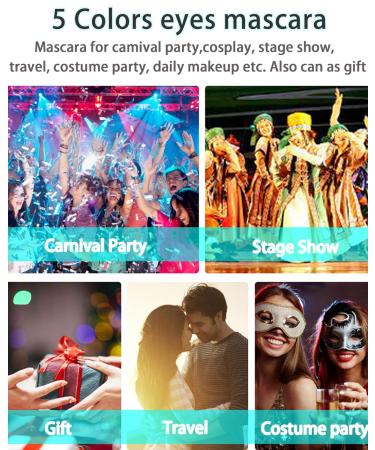 Brown 5D Telescopic Mascara | Waterproof Smudge-Proof Long Lasting | Voluminous Curling Non-Clump Mascara for False Lash Effect | Perfect for Makeup & Cosplay - Buy Online on GoSupps.com