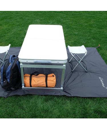 Waterproof Camping Tarp Footprint for Hiking & Backpacking - Heavy Duty Tent Floor Saver - Ultralight Ground Sheet Mat for Hammock & Beach - 1.5 Person Size (86 x 51) - Includes Storage Bag - Buy Online on GoSupps.com
