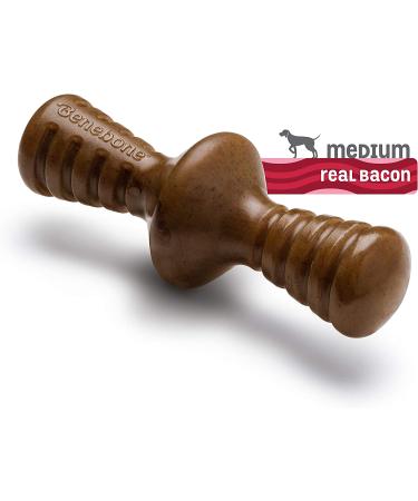 Benebone Zaggler Rolling Dog Chew Toy - Real Bacon Flavor, Made in USA - Medium Size for Aggressive Chewers - Buy Online on GoSupps.com
