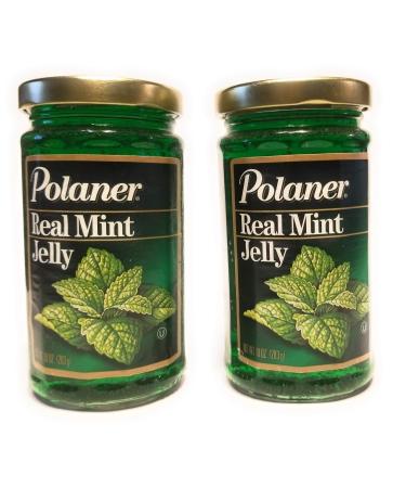 Polaner Real Mint Jelly 10 Oz - 2 Pack Mint 10 Ounce (Pack of 2)