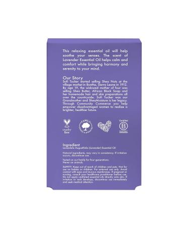 SheaMoisture Lavender Body Oil for Dry Skin - 100% Pure Essential Oil 0.45oz (Pack of 2) | Hydrating Skin Oil - Buy Online on GoSupps.com