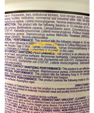 Hospital Grade Disinfecting and Sanitizing Rinse SR-22 Concentrate | Makes 516 Gallons of Sanitizer | International Shipping Available - Buy Online on GoSupps.com
