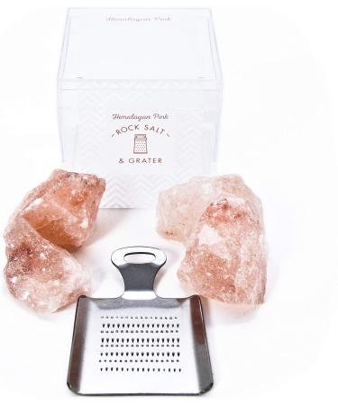 Eat.Art Himalayan Pink Rock Salt with Mini Grater - Unique Vegan Gift Set for Foodies, Gluten Free Treat - Perfect Adult Stocking Filler - Buy Online on GoSupps.com