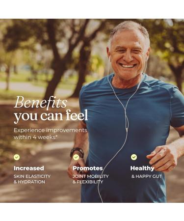 Hydrolyzed Collagen Peptides Powder - 100% Pure Grass Fed & Unflavored for Women & Men for Healthy Bones Joints Hair & Skin Colageno Hidrolizado en Polvo Piel Cabello y Articulaciones - Buy Online on GoSupps.com