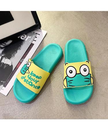 Weikeya Non-Slip Shower Shoes - Breathable PVC Summer House Shoes with Great Damping Effect for Beach - EU Size 36/37 Green - Buy Online on GoSupps.com