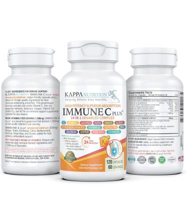 Quercetin 1 000mg Vitamin C 1 000mg Zinc 50mg Vitamin D3 5 000iu Selenium Copper Acerola Ginger Rutin Bitter Orange Rose Hips Echinacea Immune C Plus 14 in 1 Immune C Plus (120 Count) - Buy Online on GoSupps.com