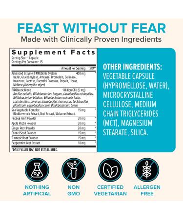 Zenwise Health Digestive Enzymes with Pre & Probiotics - 30 Vegetarian Capsules for Gut Health - Buy Online on GoSupps.com