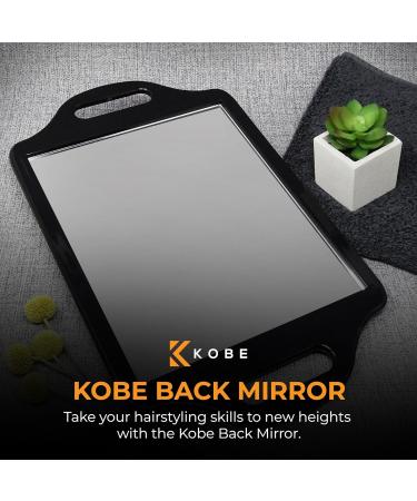 Kobe Regent Street Professional Hairdresser's Two-Handled Salon Back Mirror for Home & Salon Use - Buy Online on GoSupps.com