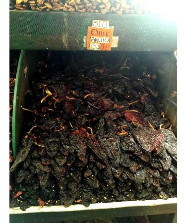 El Molcajete Brand Dried Ancho Chiles Peppers 16 oz Bag - Mexican Recipes for Chilis, Tamales, Salsa, Meats, Soups, Mole, Stews & BBQ - Buy Online on GoSupps.com