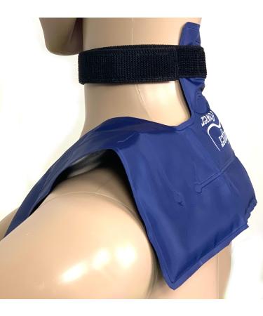 Leak-proof hot-cold neck compress to relieve neck pain