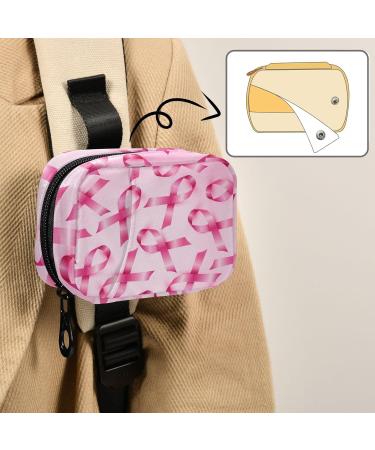 Breast Cancer Awareness Month Travel Pill Organizer | 7 Day Large Pill Box Holder for Vitamins & Medicine Perfect for Family Travel - Buy Online on GoSupps.com
