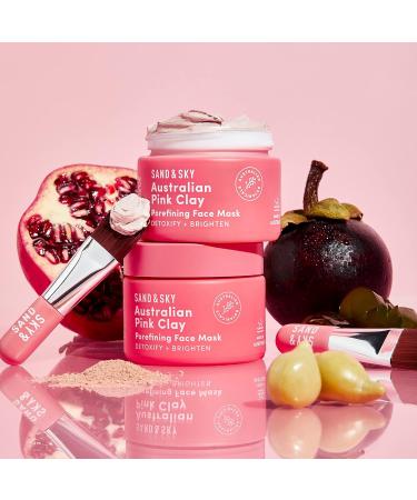 Buy Sand & Sky Pore Refining Face Mask with Pink Clay - Premium Australian Skincare for Flawless Skin - Buy Online on GoSupps.com