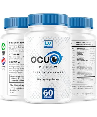 LIVORKA Ocuo Renew Capsules - Pack of 3 - 60 Cpasules