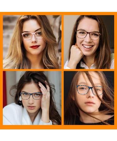 Cojwis 5 Pack Women s Reading Glasses | Blue Light Filter Spring Hinges Ultralight | 5 Colors 1.00x Magnification International Shipping Available - Buy Online on GoSupps.com