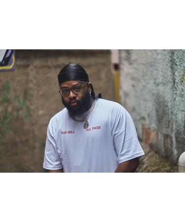 ForceWave 2 Pack Silky Durag for Men & Women - Premium Satin Deluxe Black Waves - Buy Online on GoSupps.com