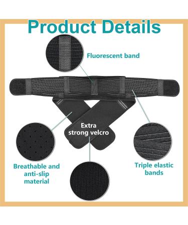 hllonn Sacroiliac Hip Belt for Women and Men That Alleviate Sciatic Pelvic Lower Back and Leg Pain Stabilize SI Joint | Trochanter Belt | Anti-Slip and Pilling-Resistant (Black Regular) - Buy Online on GoSupps.com