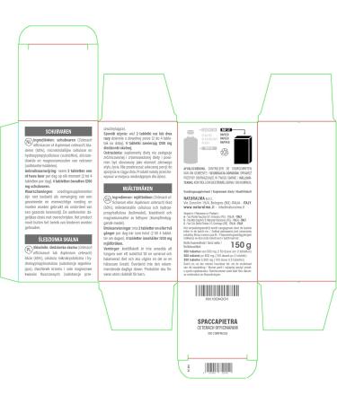 Ceterach officinarum (Ceterach officinarum or Asplenium ceterach) leaves Naturalma - 150 g - 300 tablets - Food supplement - Natural and Vegan - Buy Online on GoSupps.com