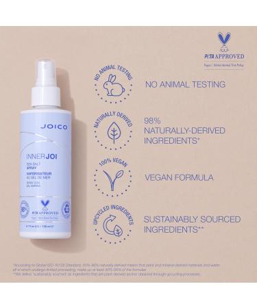 Joico InnerJoi Sea Salt Spray | Styling For All Hair Types | Sulfate & Paraben Free | Naturally-Derived Vegan Formula 2.55 Fl Oz (Pack of 2) - Buy Online on GoSupps.com
