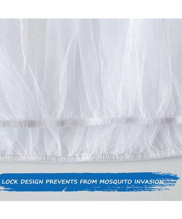 Baby Mosquito Net for Stroller, Bassinets, Playards, Pack N Plays - Durable Bug Net for Cradles & Portable Crib - White Baby Insect Netting - Buy Online on GoSupps.com