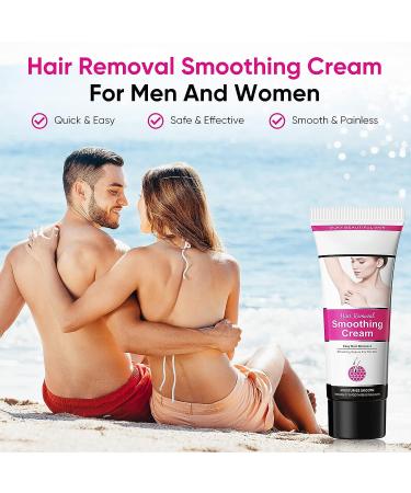 Painless Hair Removal Cream for Women - Fast & Effective Depilatory Cream for Underarms, Bikini, Pubic, and Body - 1 pcs - Buy Online on GoSupps.com