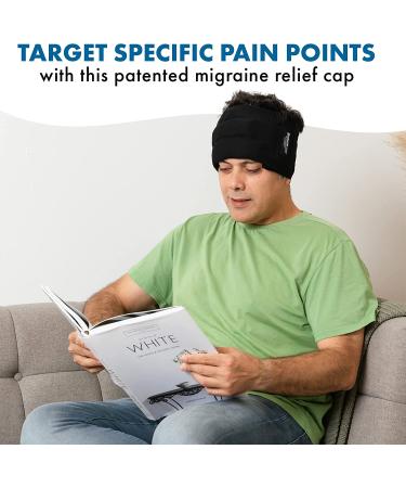 Headache Hat - Original Migraine Relief Cap for Targeted Pain Relief - USA Made (Standard Size) - Buy Online on GoSupps.com