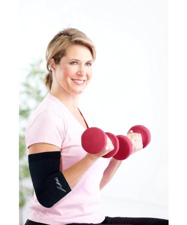 Doctor Developed Copper Elbow Support Compression Sleeve + Handbook | Relief for Tennis/Golfers Elbow & More | Excellent Customer Support - Large - Buy Online on GoSupps.com
