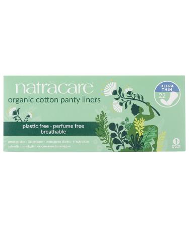 Natracare Ultra Thin Organic Cotton Panty Liner - 22 Count - Buy Online on GoSupps.com
