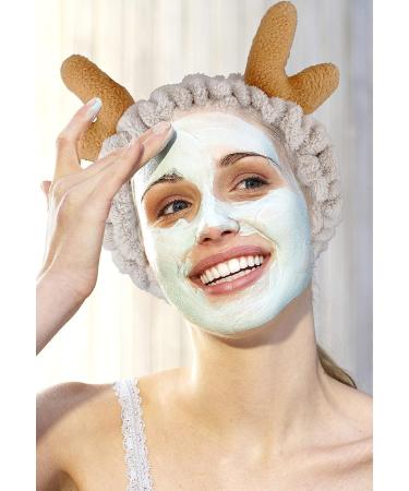 3-Piece Hair Band Set for Makeup - Khaki Brown & Pink | Women s Cosmetics & Sleeping Hair Bands - Buy Online on GoSupps.com