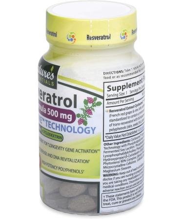 NATURE'S ESSENTIALS Liposomal Resveratrol 500mg | Full-Spectrum Trans-Resveratrol | Maximum Absorption | 3 Month Supply | Non-GMO | Gluten-Free | Vegetarian | Lab Certified | USA - Buy Online on GoSupps.com
