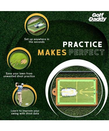Golf Daddy DivotDaddy PRO Mat - Premium Golf Mat for Superior Divot Protection - Buy Online on GoSupps.com