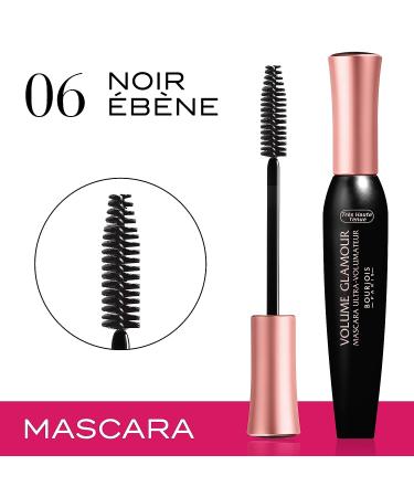 Bourjois Volume Glamour Mascara 06 Noir Ebene 0.4oz | Long-Lasting, Volumizing Mascara for Women - Buy Online on GoSupps.com