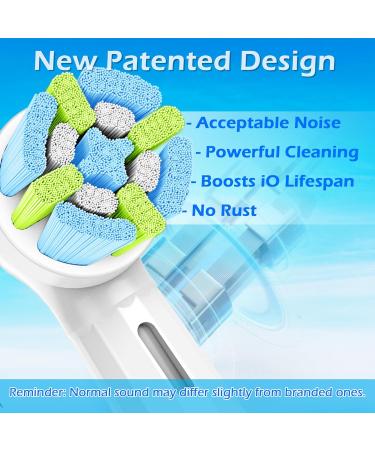 Toothbrush Heads Compatible with Braun Oral-B iO | Soft Replacement Heads for Oral-B IO Series 3-10 | 4 Pack - Buy Online on GoSupps.com