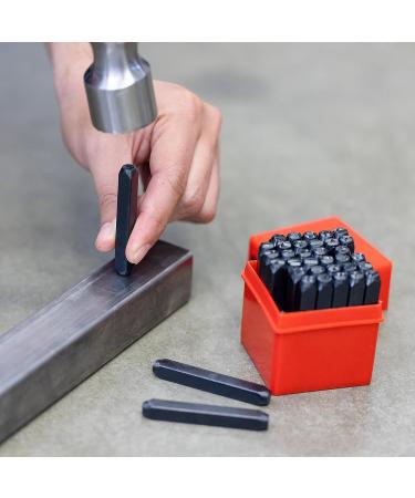 NEIKO 02624 36-Piece Number and Letter Punch Set with Heat-Treated Steel - 1/4-Inch Shaft for Arts, Crafts, and Imprinting - Buy Online on GoSupps.com