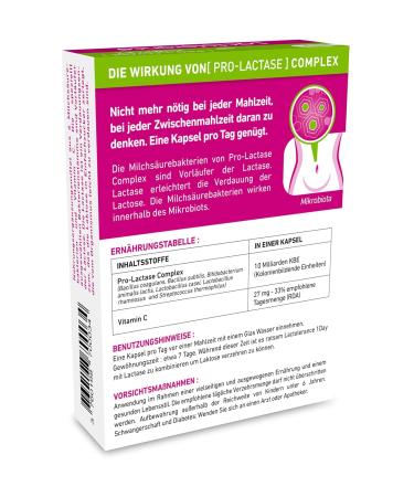 Buy Lactolerance 1-Day Lactase | 24-Hour Protection | Improve Lactose Digestion | 1 Capsule/Day | 1 Month Treatment | International Shipping Available - Buy Online on GoSupps.com