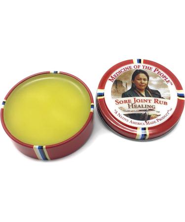 Sore Joint Rub Healing Salve for Arthritis & Muscle Pain - Medicine of The People (Pack of 3 Tins) - 0.75 oz Each - Buy Online on GoSupps.com