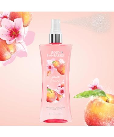 Body Fantasies Signature Fragrance Body Spray Sugar Peach 8 fl oz - Buy Online on GoSupps.com