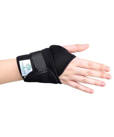 LONGLIFE Wrist Binder Thumb Support - Universal Black - Pain Relief & Comfort for All Activities - International Shipping Available - Buy Online on GoSupps.com