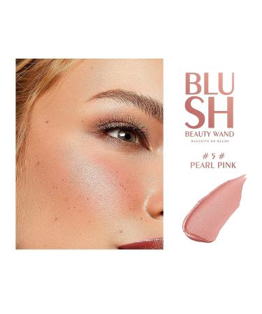 Ownest Beauty KYDA Blush Beauty Wand - Pearl Pink Shimmer Face Blush with Cushion Applicator for Natural Pearl Finish - Silky Smooth Creamy Formula - Lightweight Blendable Rouge Stick - Buy Online on GoSupps.com