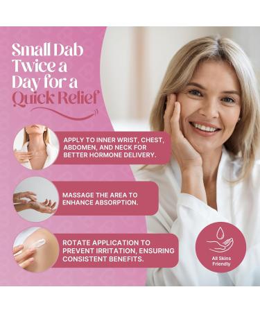 Buy Progesterone Cream for Women - Menstrual Menopause & Perimenopause Relief - 1 000 mg Bioidentical Hormone Cream - Made in USA - 2 oz (60 mL - Buy Online on GoSupps.com